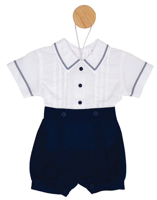 Karela Kids Conjunto Dino Camisa Manga Corta y Short Navy