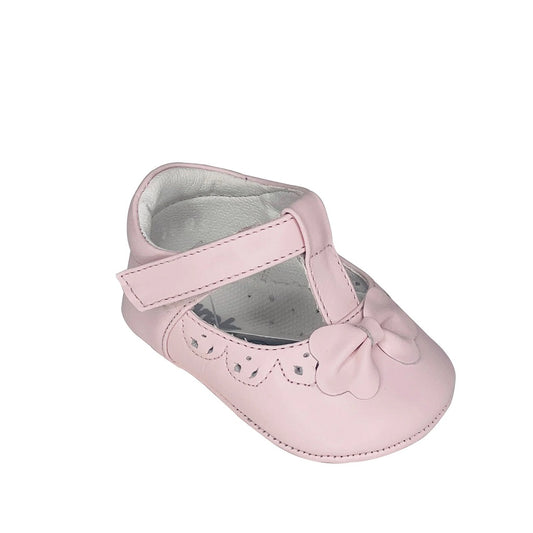 Karela Kids Zapatillas de Cuero Rosa