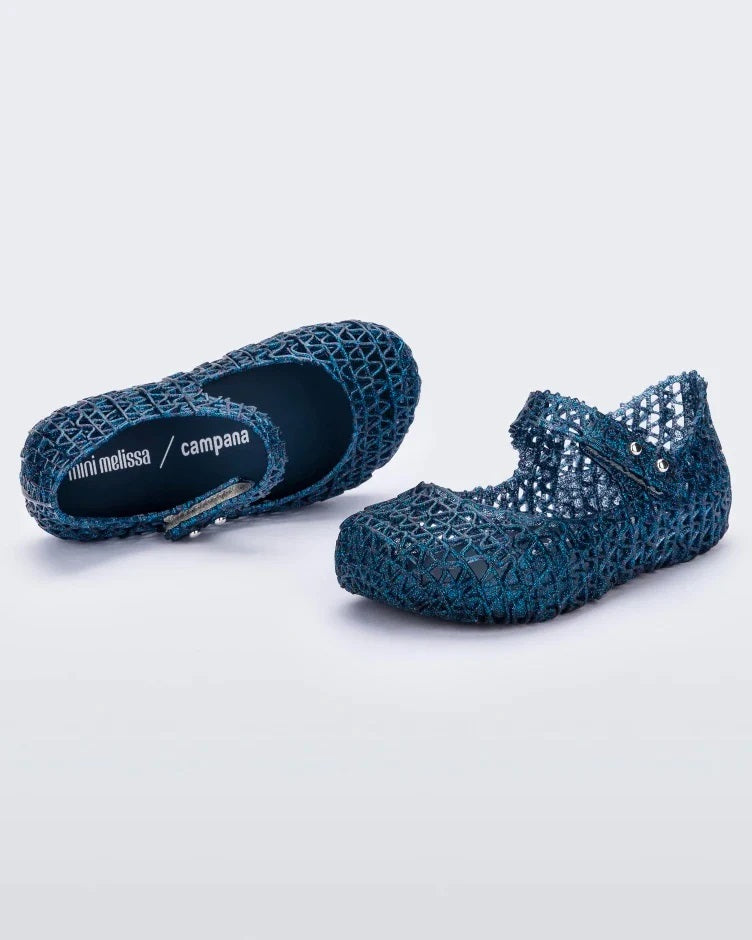 Mini Melissa Campana Papel BB Blue Glitter