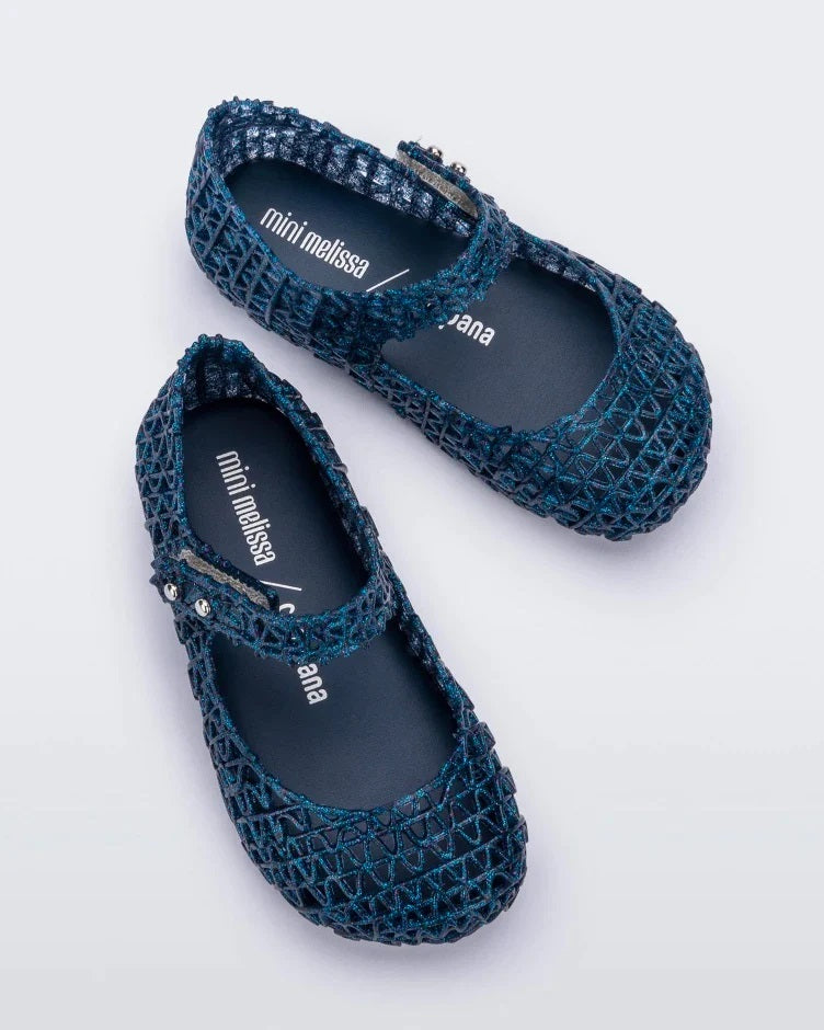 Mini Melissa Campana Papel BB Blue Glitter