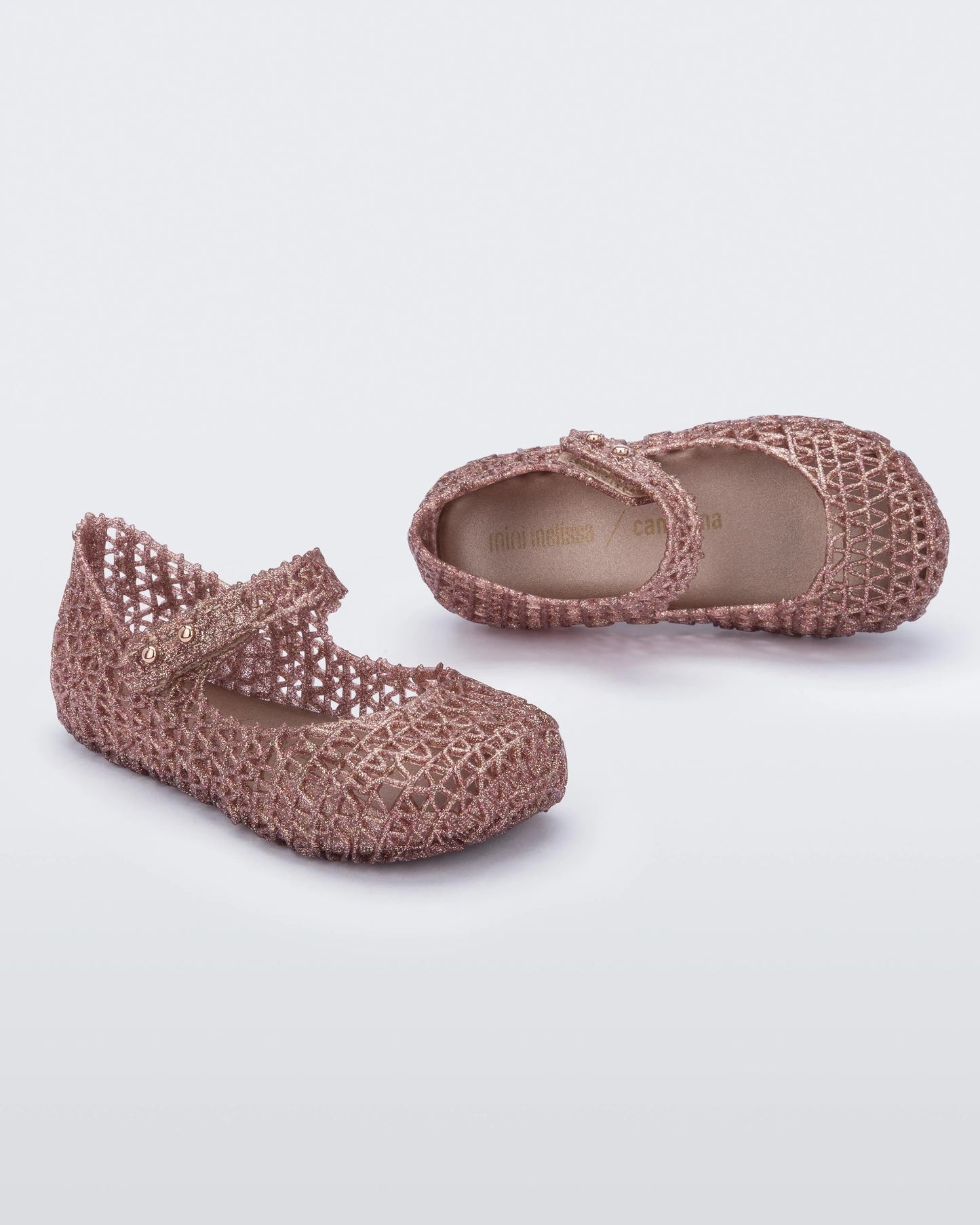 Mini Melissa Campana Papel BB Rose Glitter