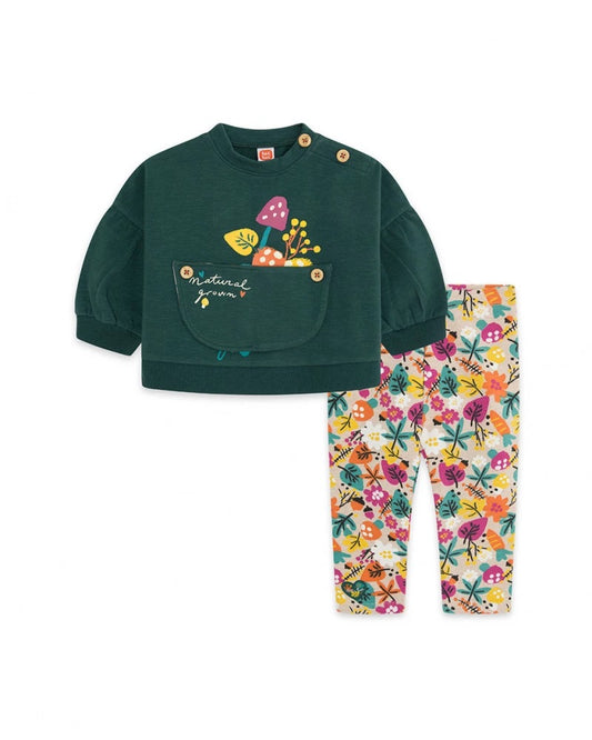 TucTuc Natural Grown Sudadera y Legging Para Niñas