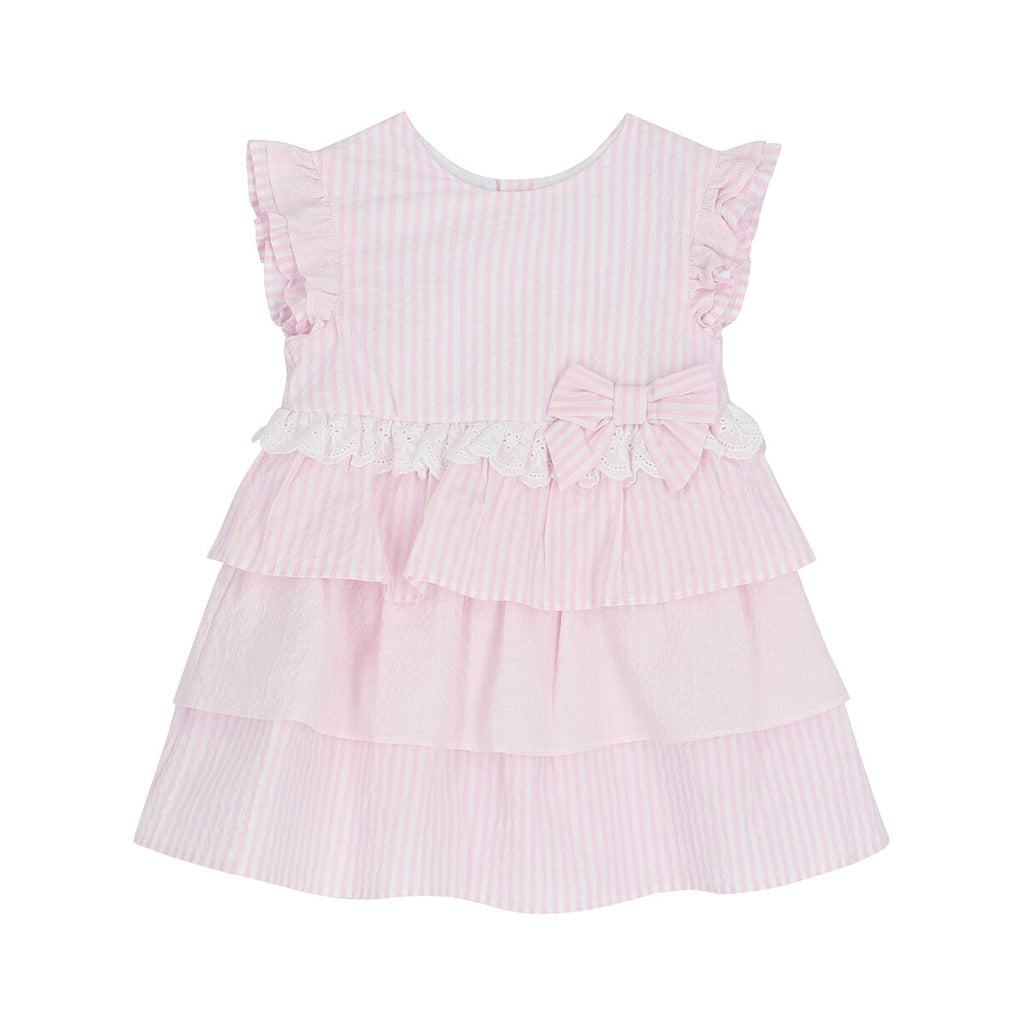 Tutto Piccolo Short Sleeves Dress - Pink