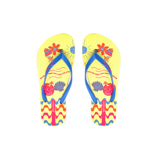 Sandalias Ipanema Joy Kids Yellow/Blue