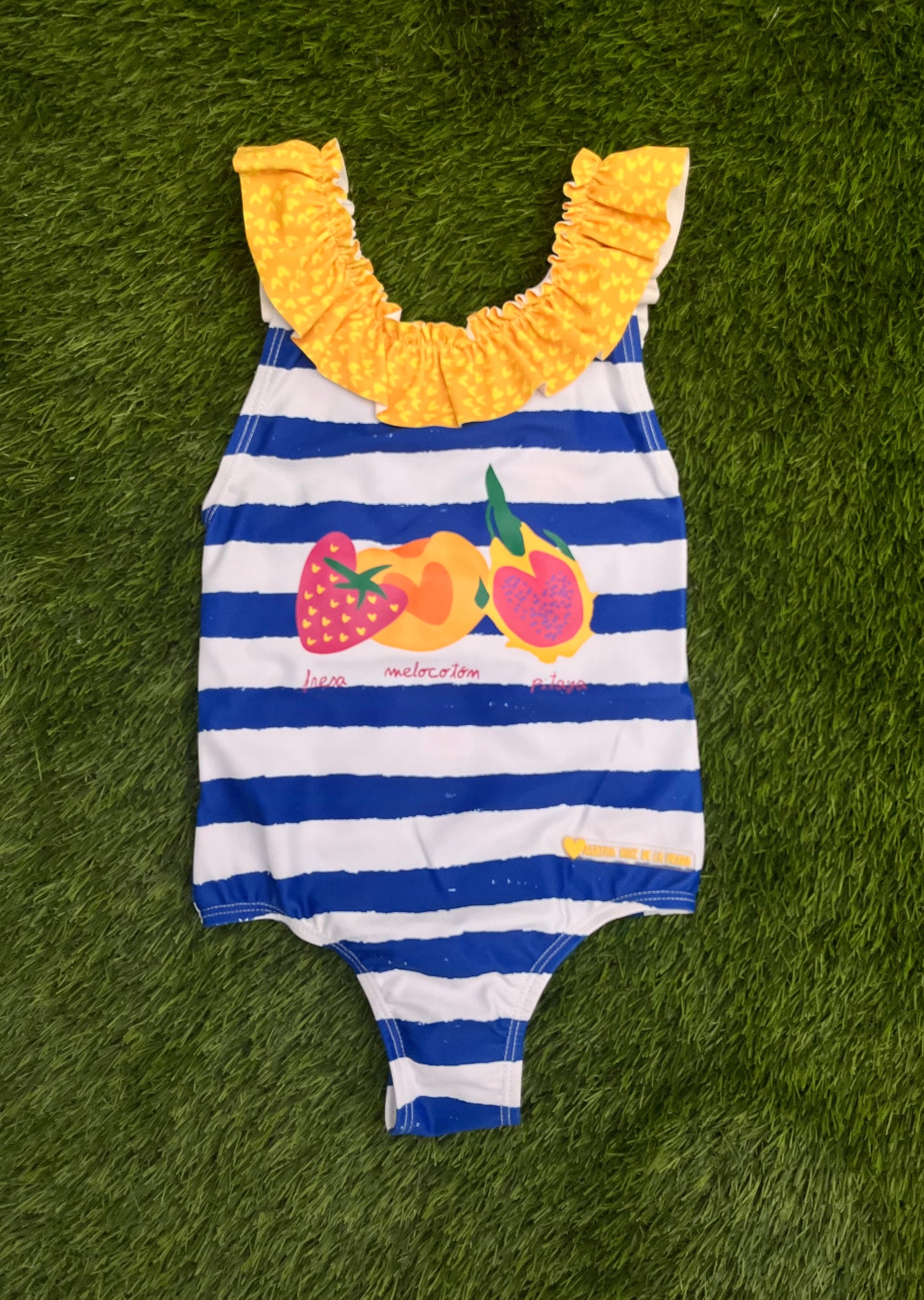 Agatha Ruiz De La Prada Mallot Swimsuit Azul Eléctrico