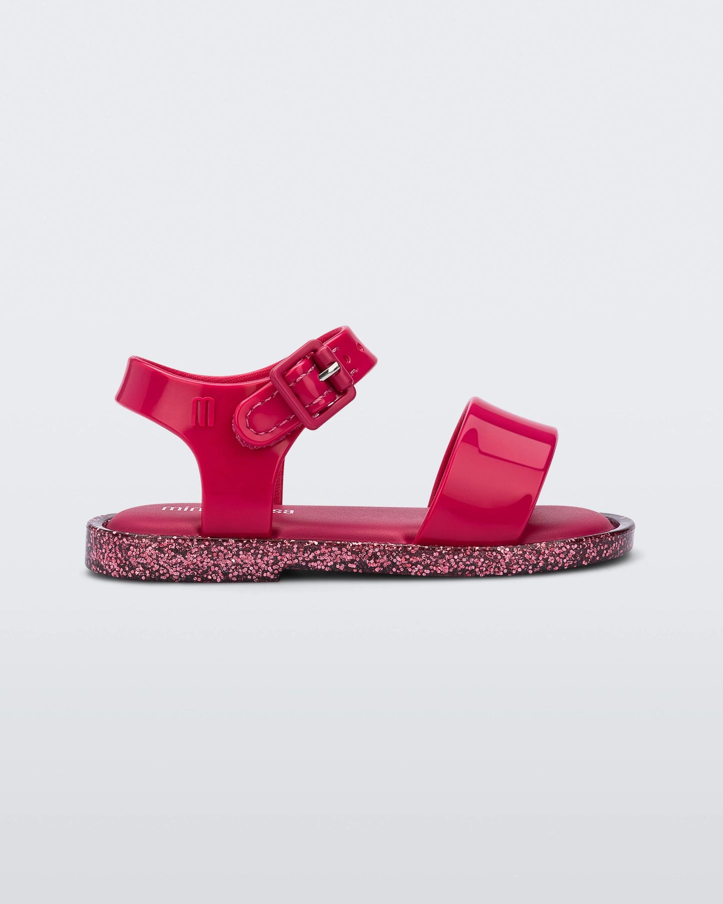 Mini Melissa Mar Sandal III BB Pink Glitter