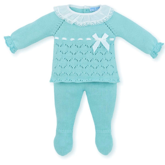 Mac Ilusion Turquoise Baby Outfit 2 Pieces Set